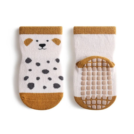 Wild and Cuddly Grip Socks