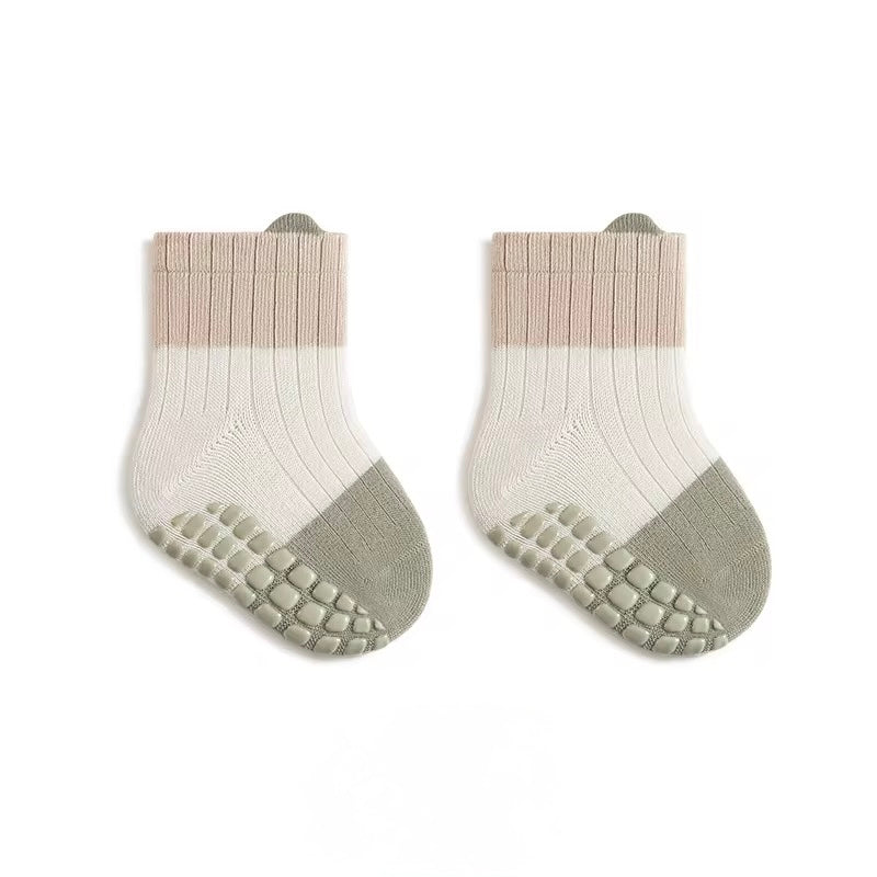 Two Tone Grip Socks
