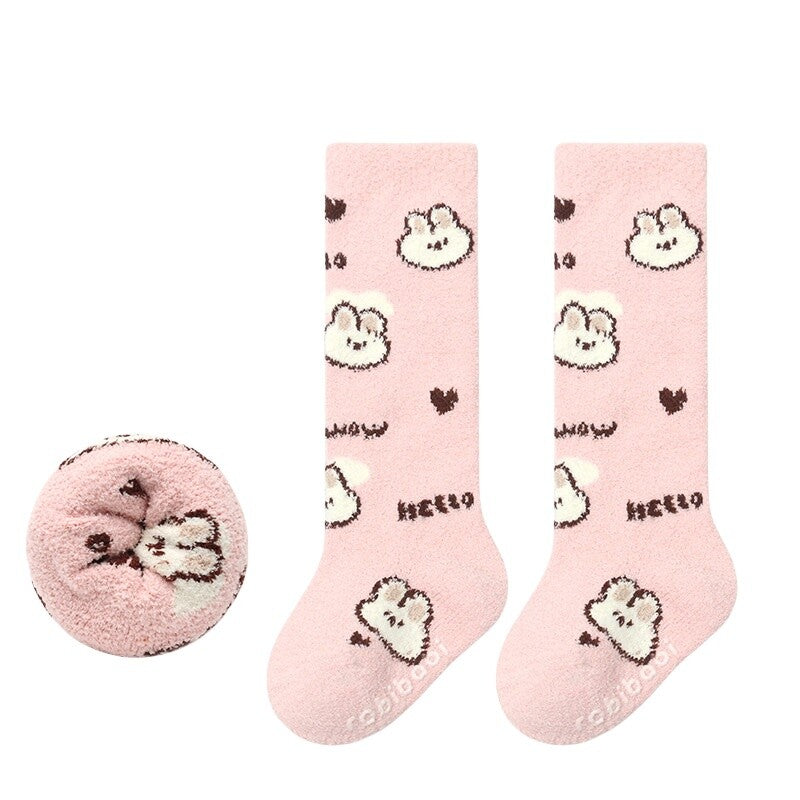 Fuzzy High Socks