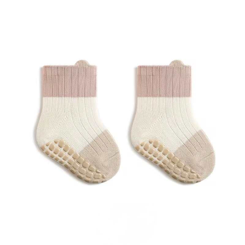 Two Tone Grip Socks