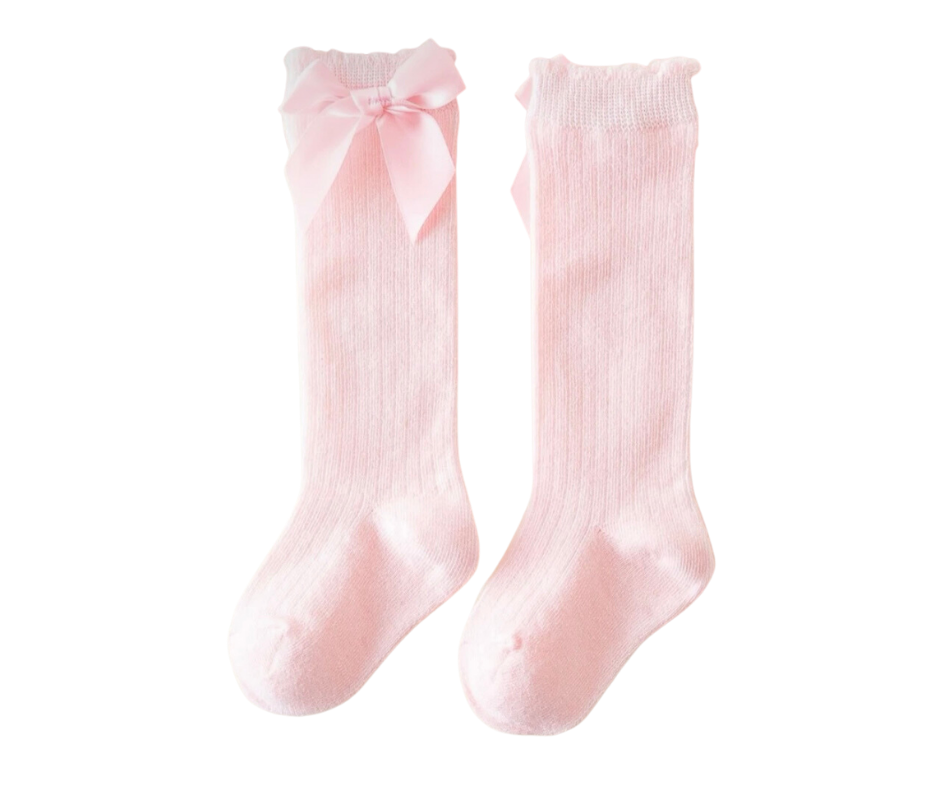 Bow High Socks