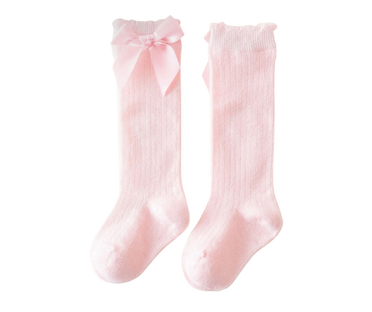 Bow High Socks