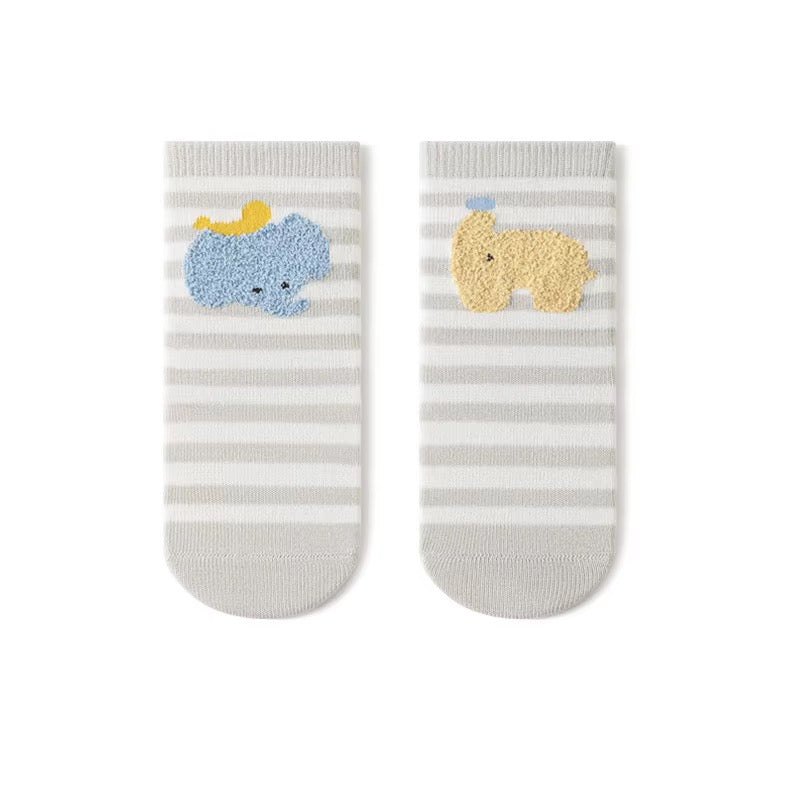 Happy Stripes Grip Socks