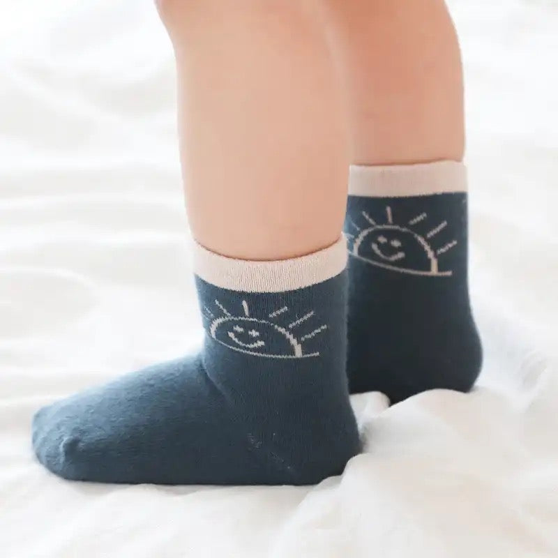 Set of 5 Pairs Cotton Socks