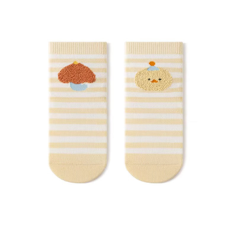 Happy Stripes Grip Socks