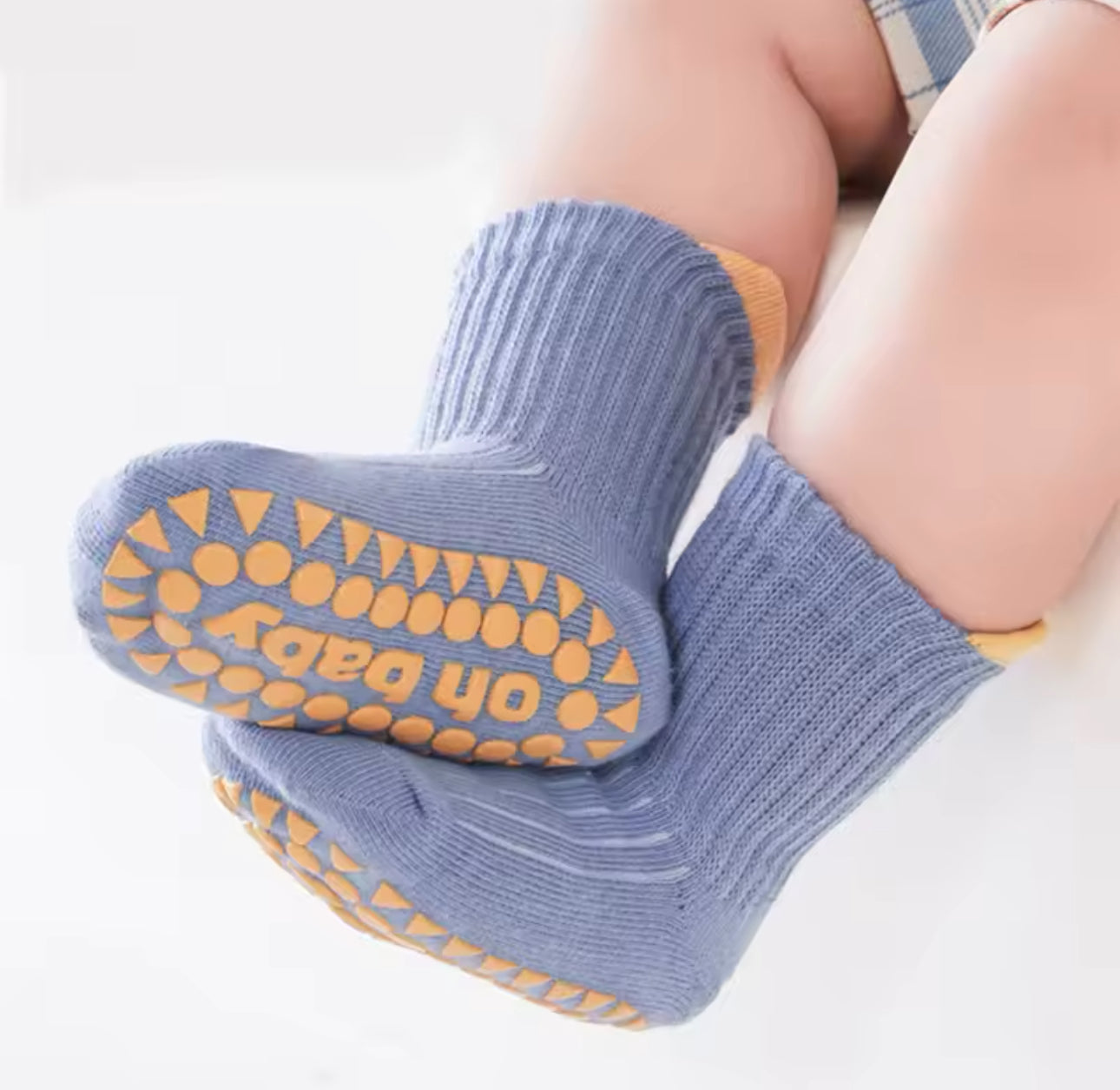 3 Pack Cotton Anti-Slip Socks