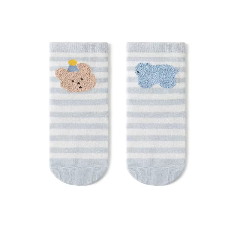 Happy Stripes Grip Socks