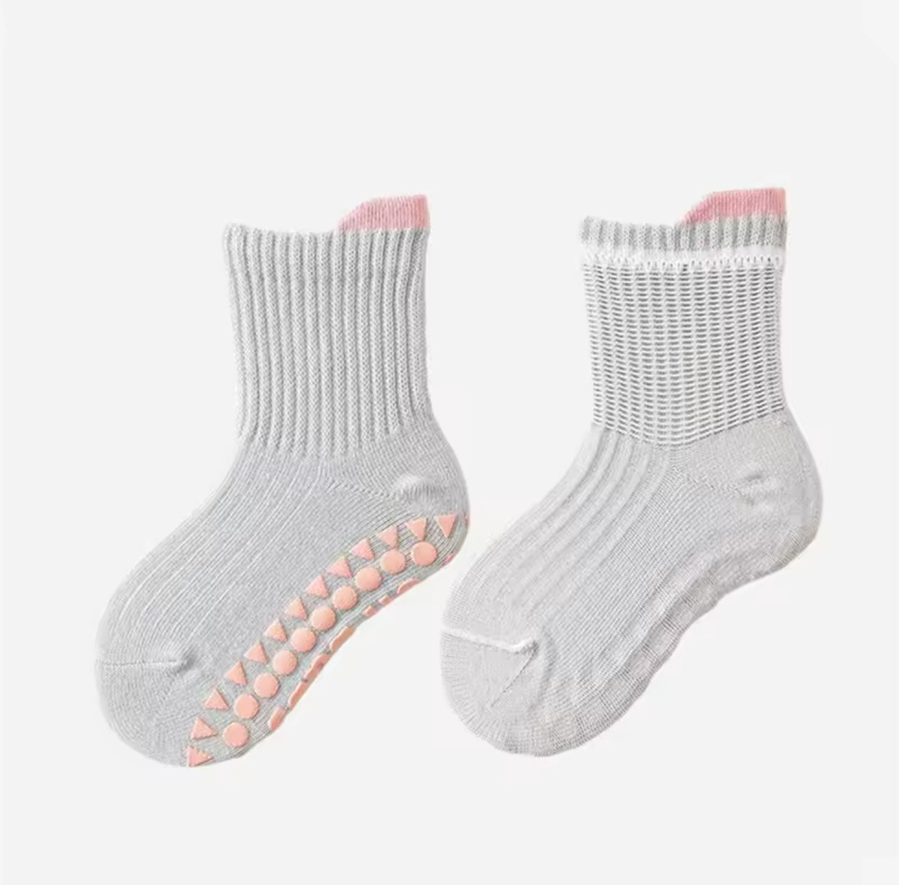 3 Pack Cotton Anti-Slip Socks