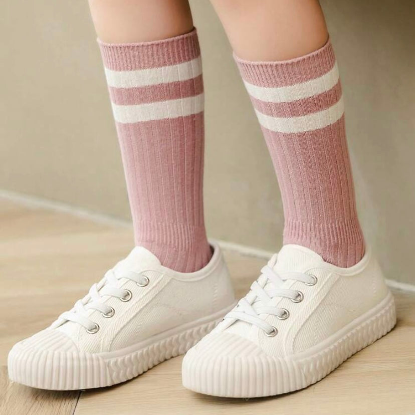 Pink High Socks