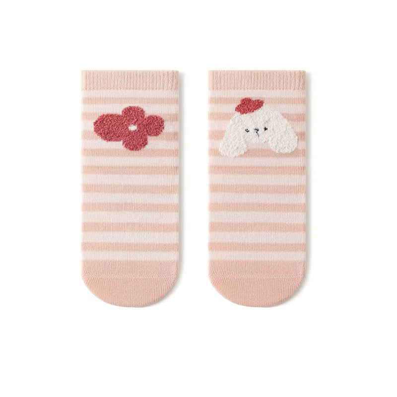 Happy Stripes Grip Socks