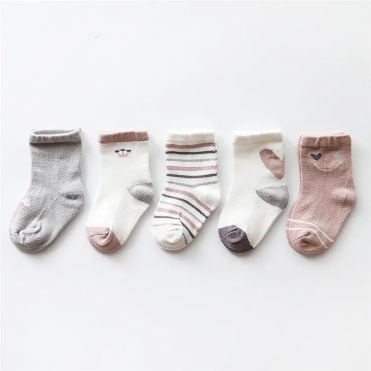 Baby Girl Set of 5 pairs