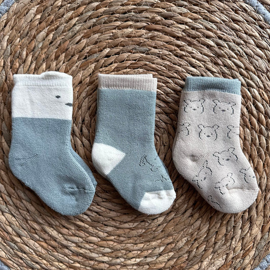 3 Pack Cotton Socks