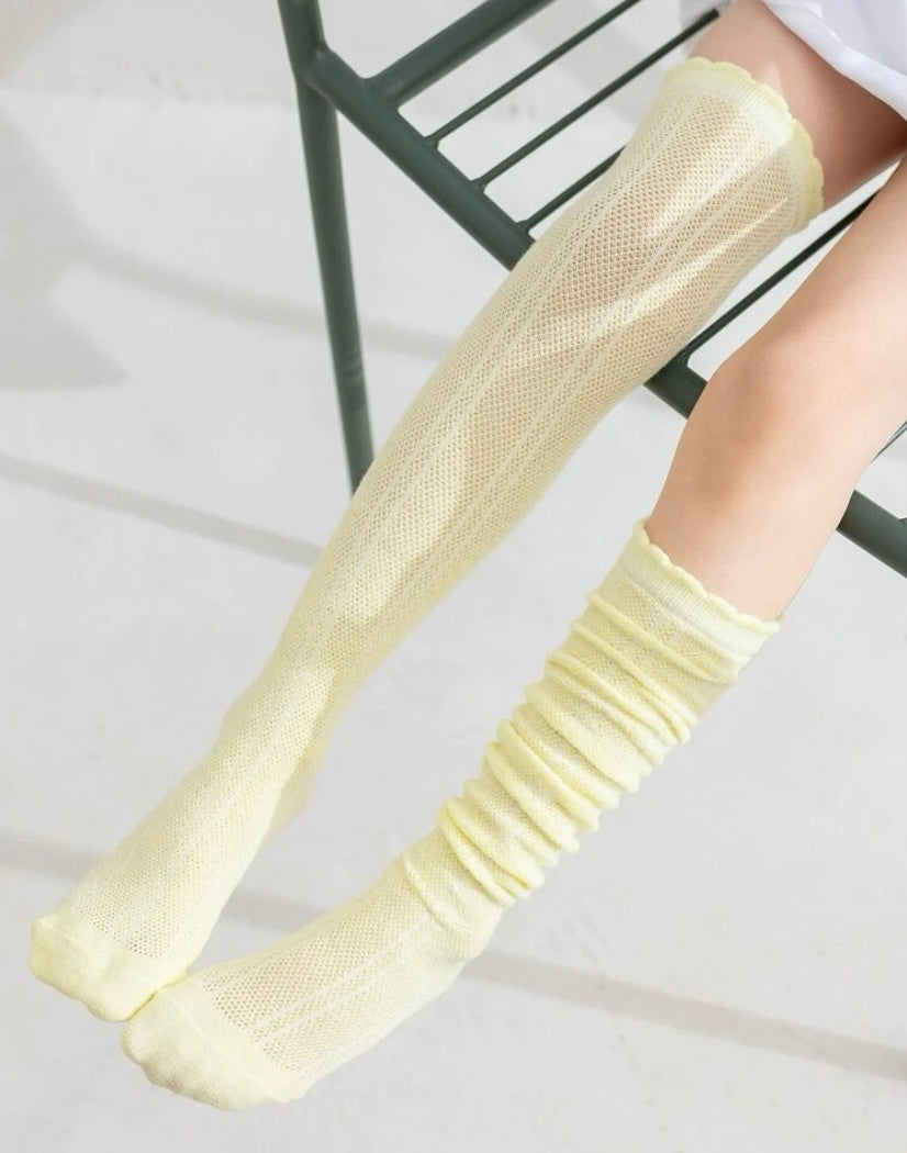 Mesh High Socks